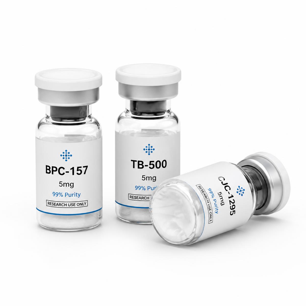 Seaside Peps research peptide vials